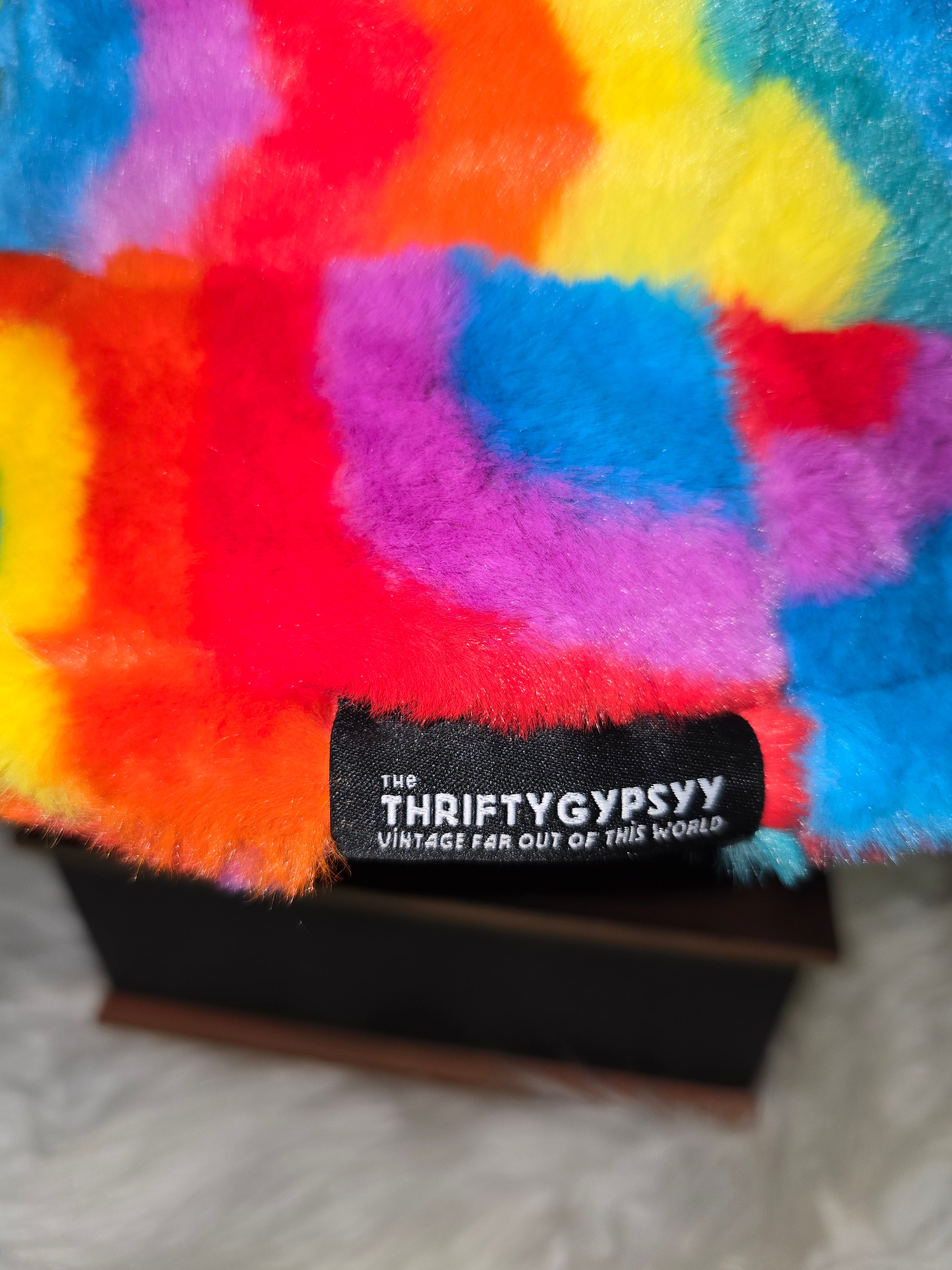 The Rainbow #3 Fuzzy Bucket Hat