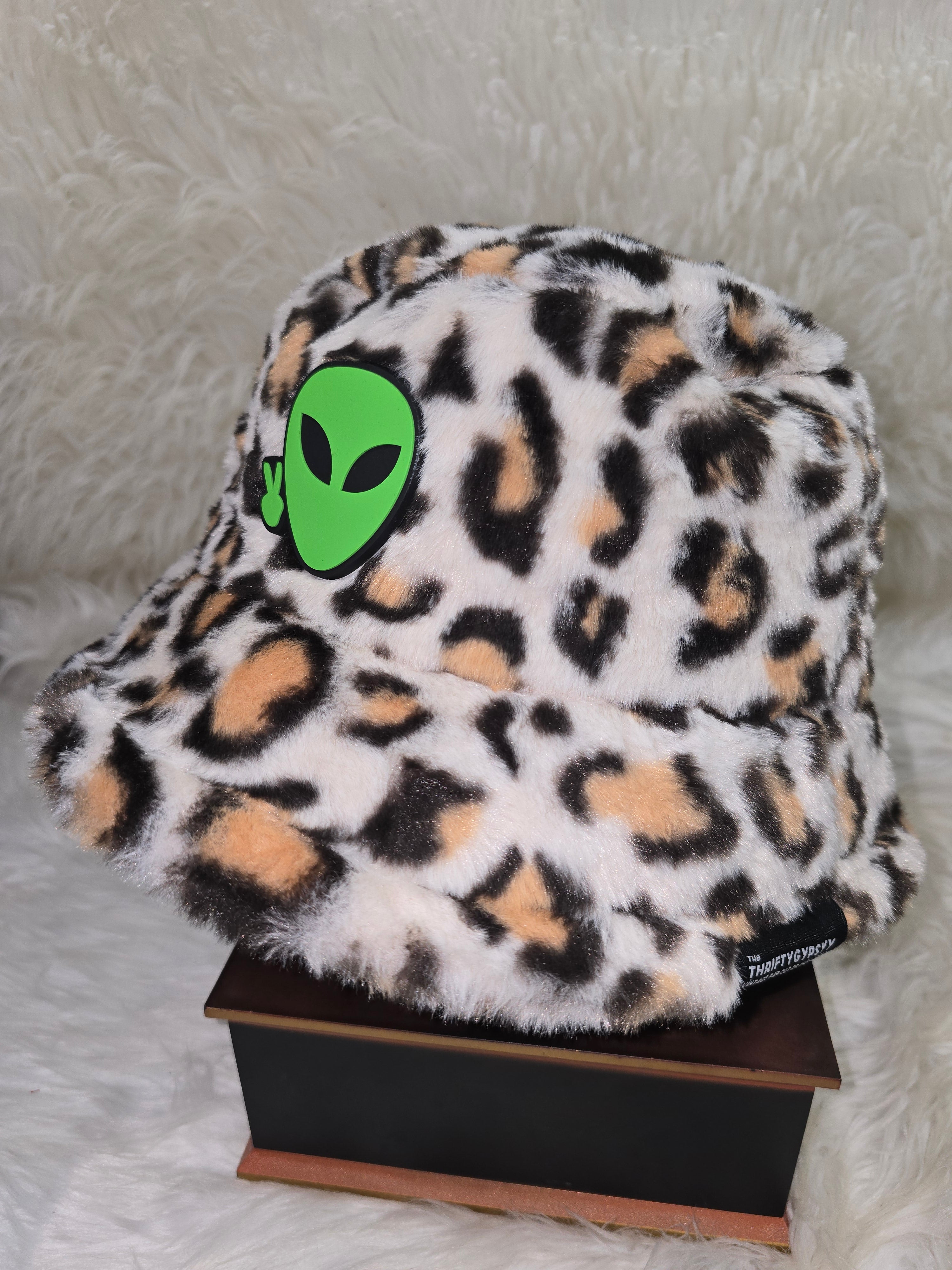 The Cheetah Fuzzy Bucket Hat