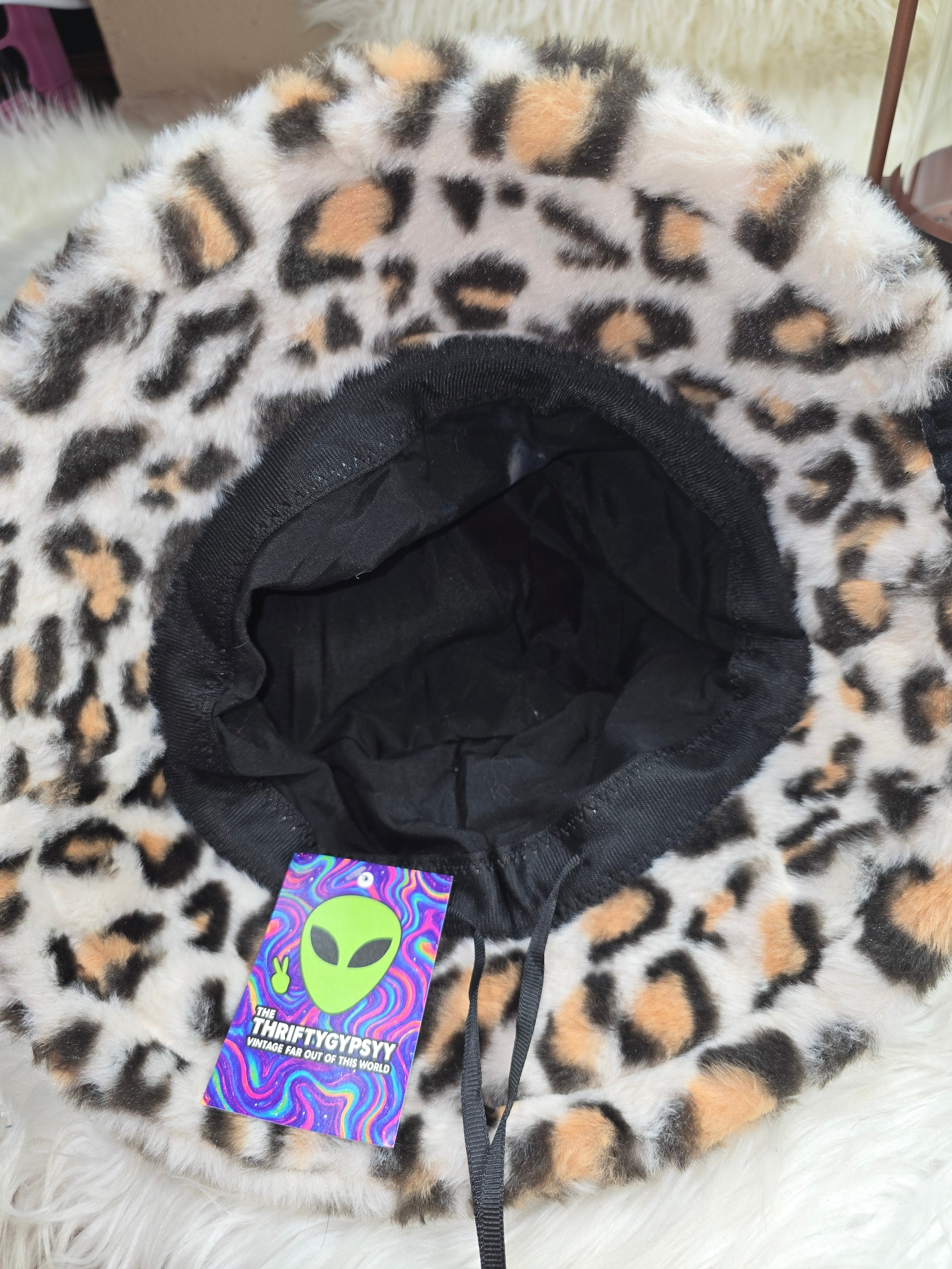The Cheetah Fuzzy Bucket Hat