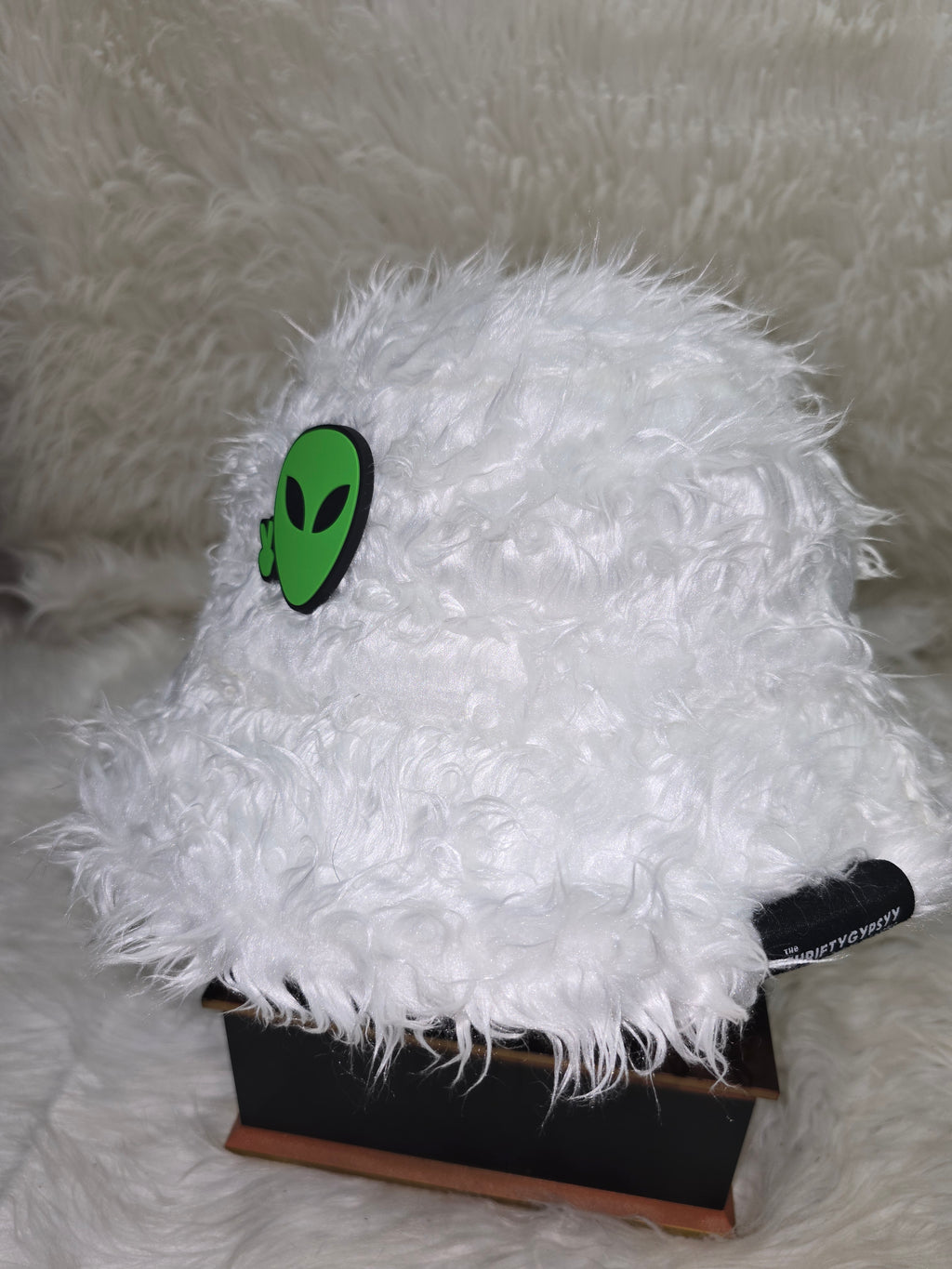 The White Yak Fuzzy Bucket Hat