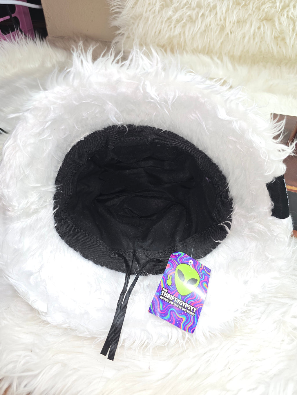 The White Yak Fuzzy Bucket Hat