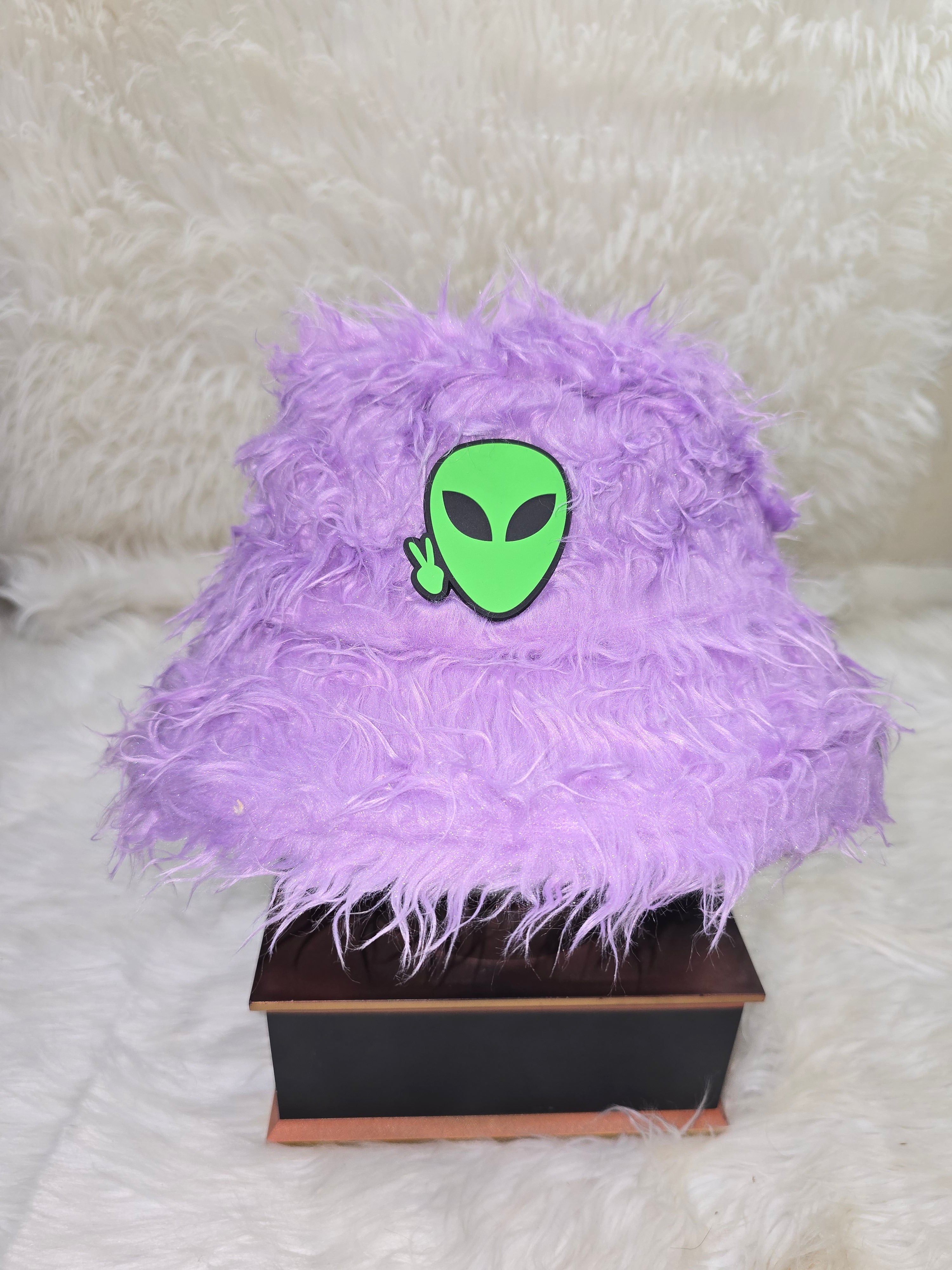The Purple Yak Fuzzy Bucket Hat