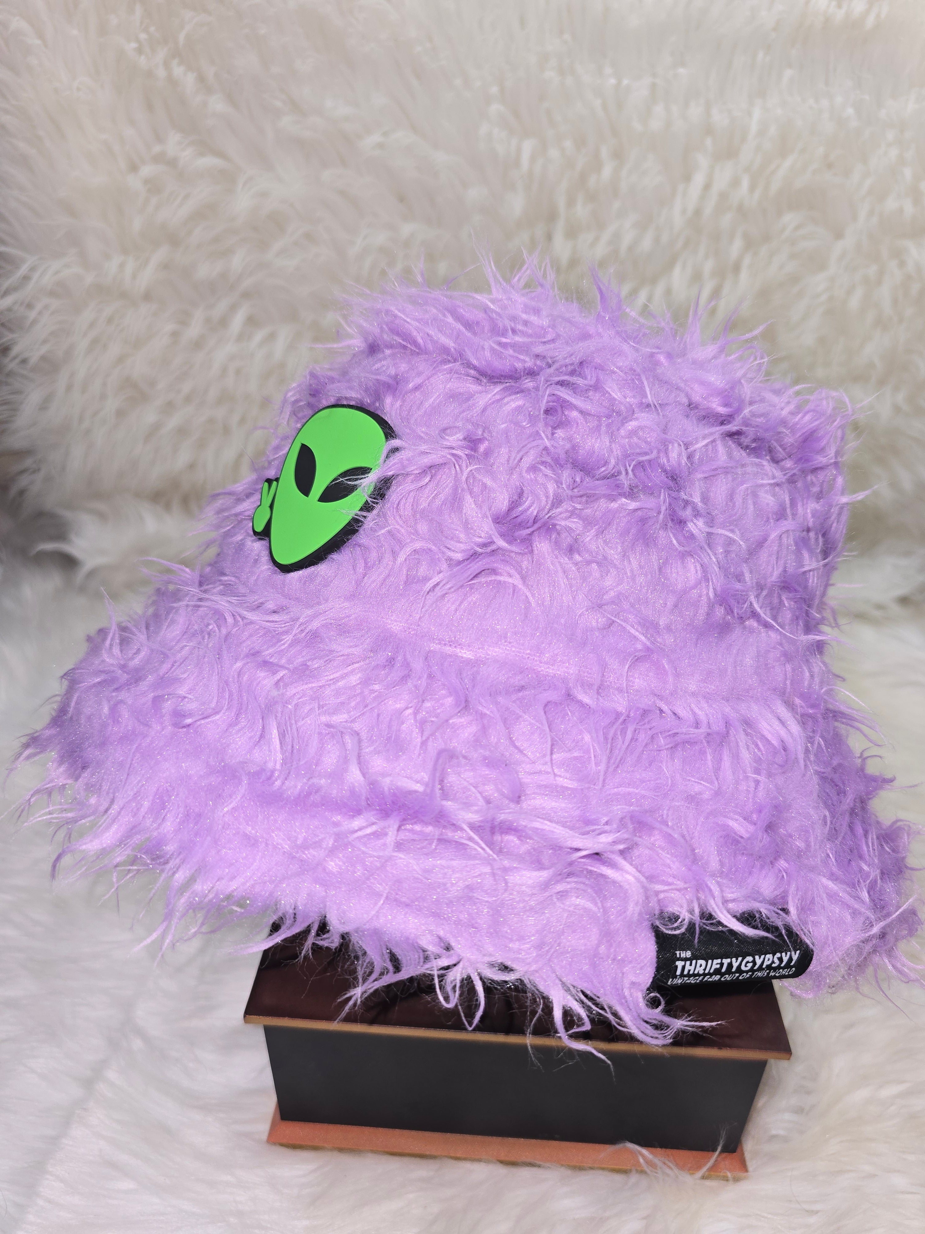 The Purple Yak Fuzzy Bucket Hat