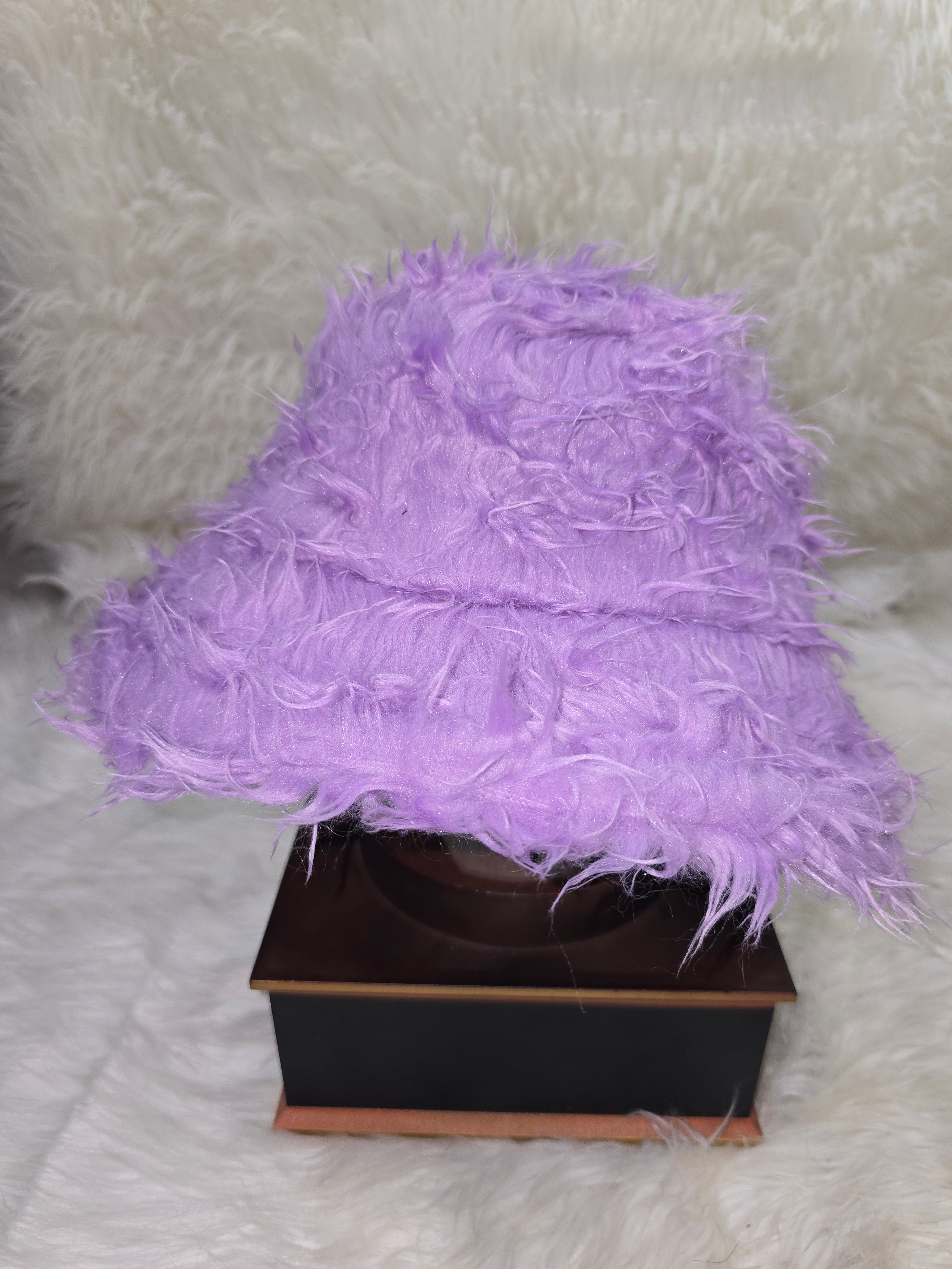 The Purple Yak Fuzzy Bucket Hat