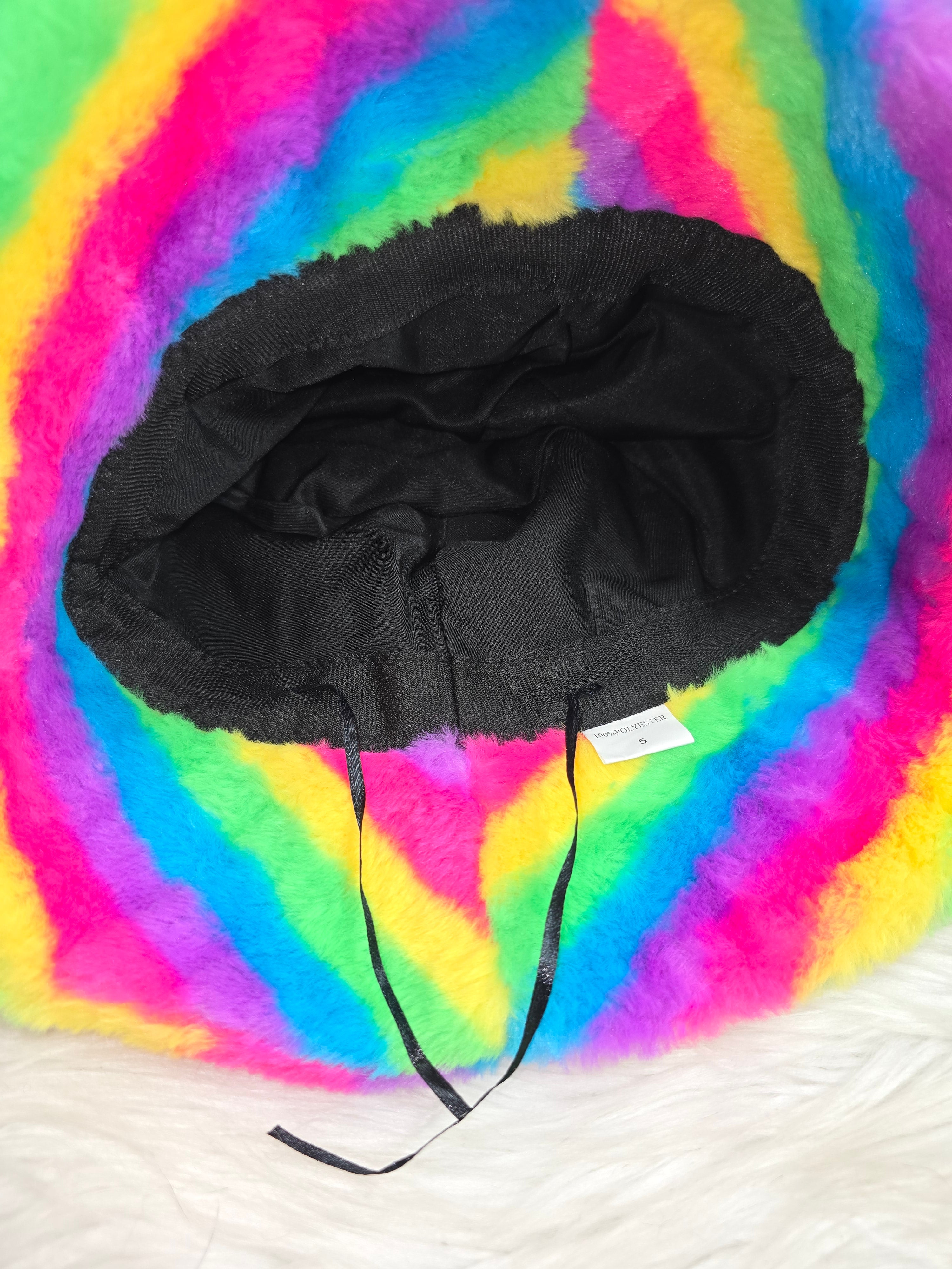 The Rainbow #1 Fuzzy Bucket Hat