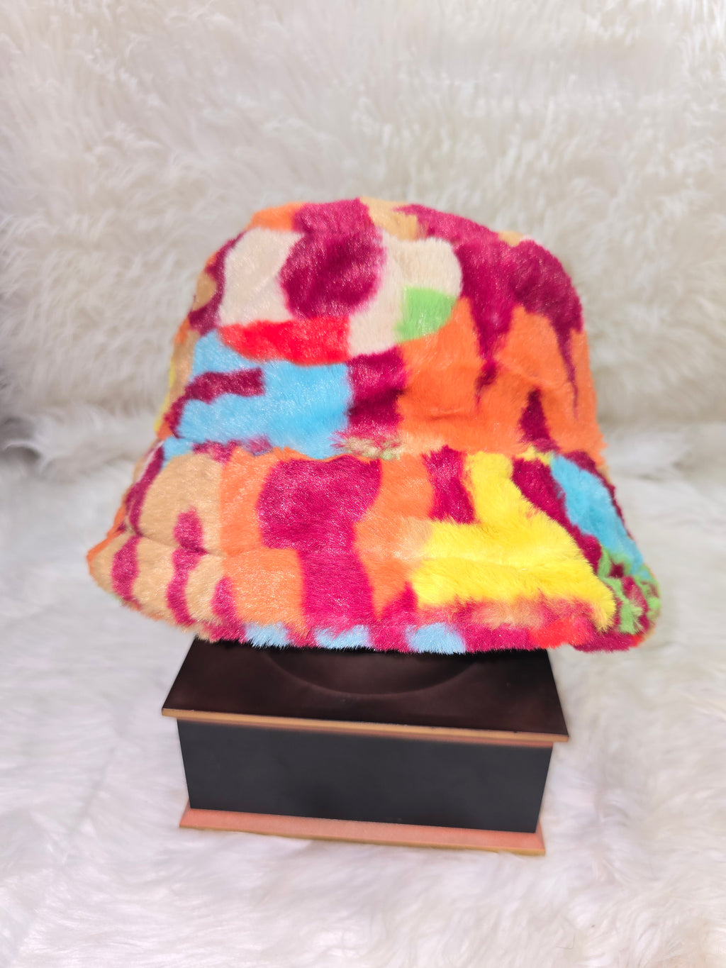 The Red Alpha Fuzzy Bucket Hat