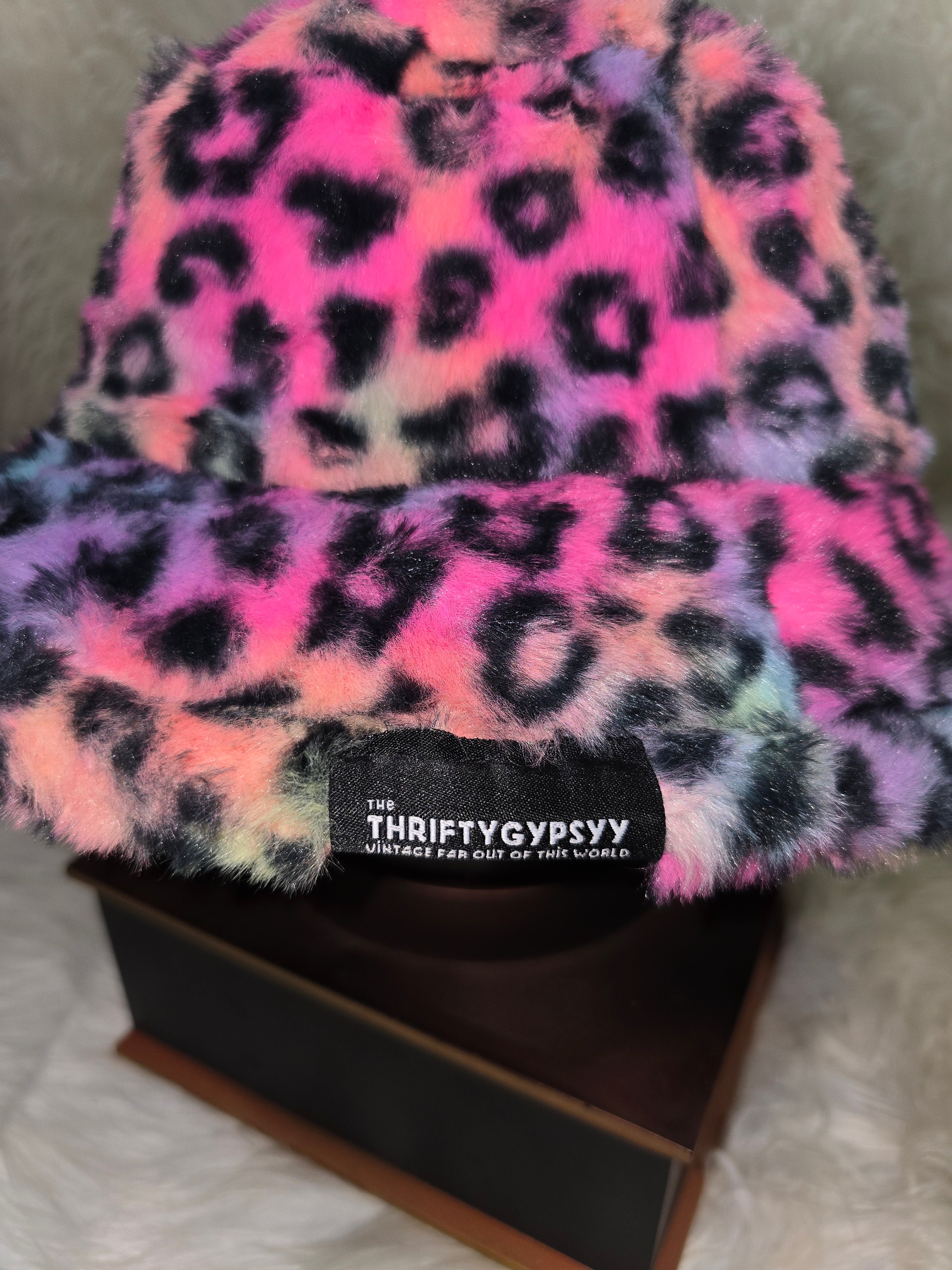 The Lisa Frank Fuzzy Bucket Hat