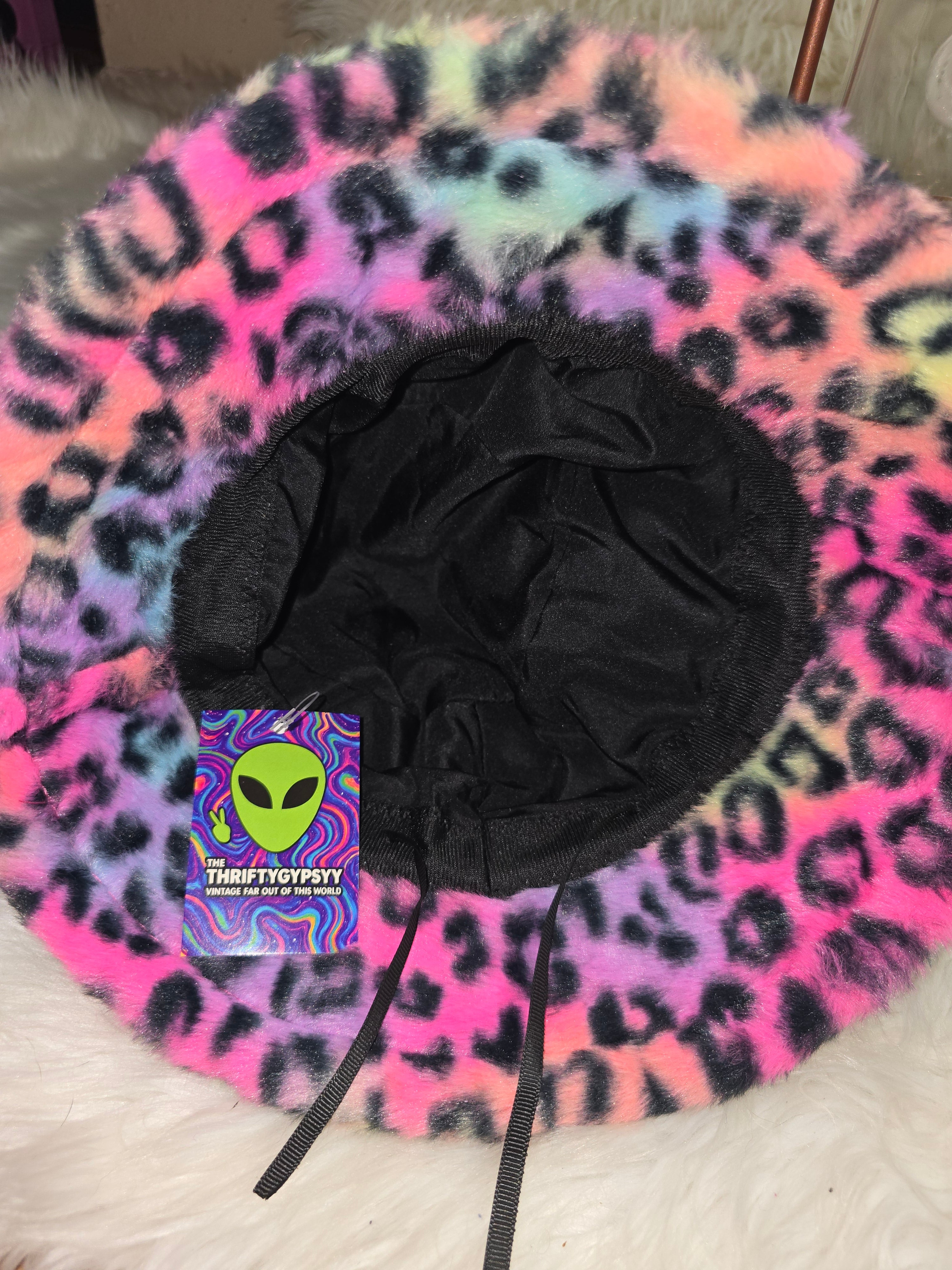 The Lisa Frank Fuzzy Bucket Hat