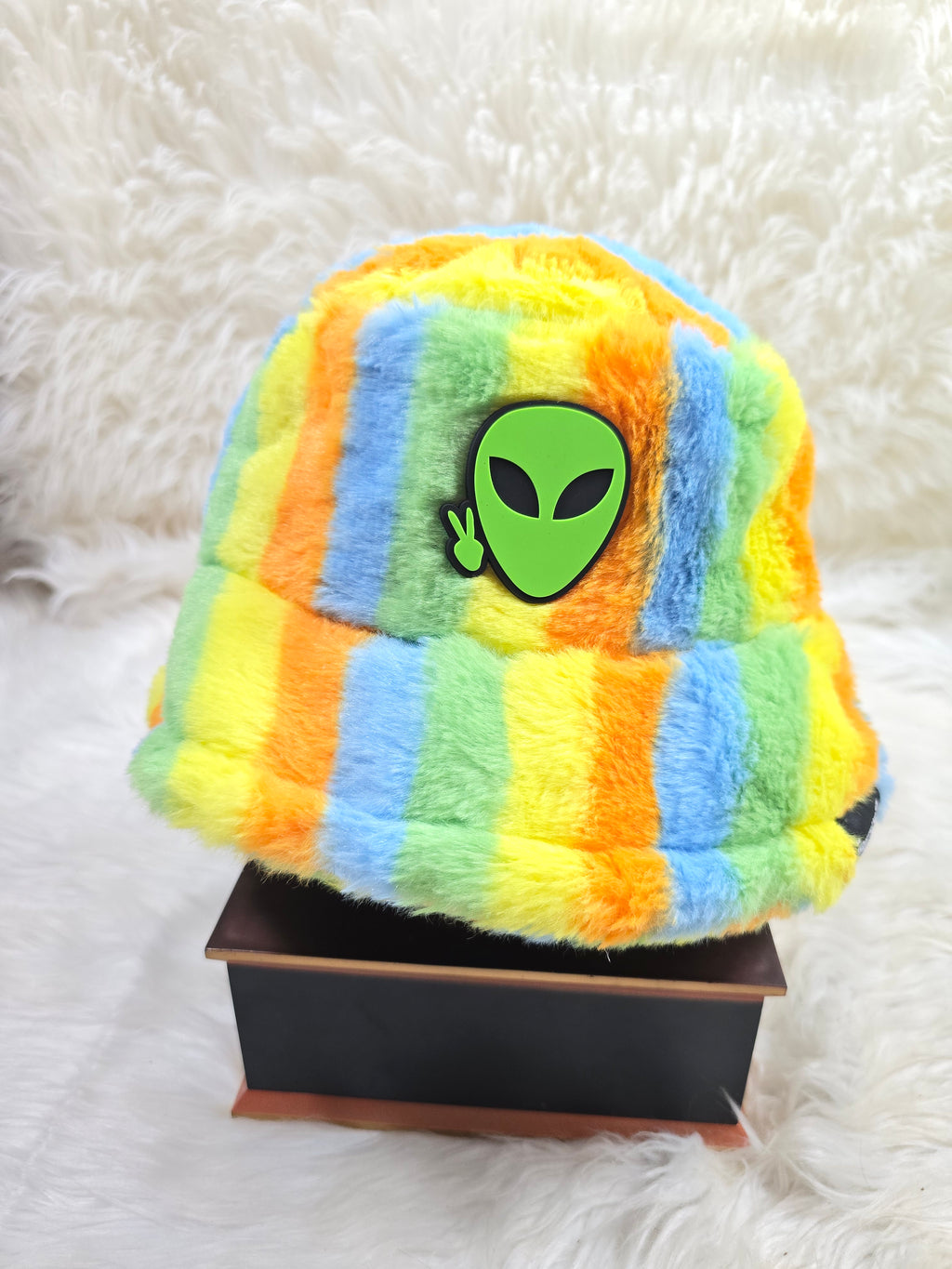 The Rainbow #2 Fuzzy Bucket Hat