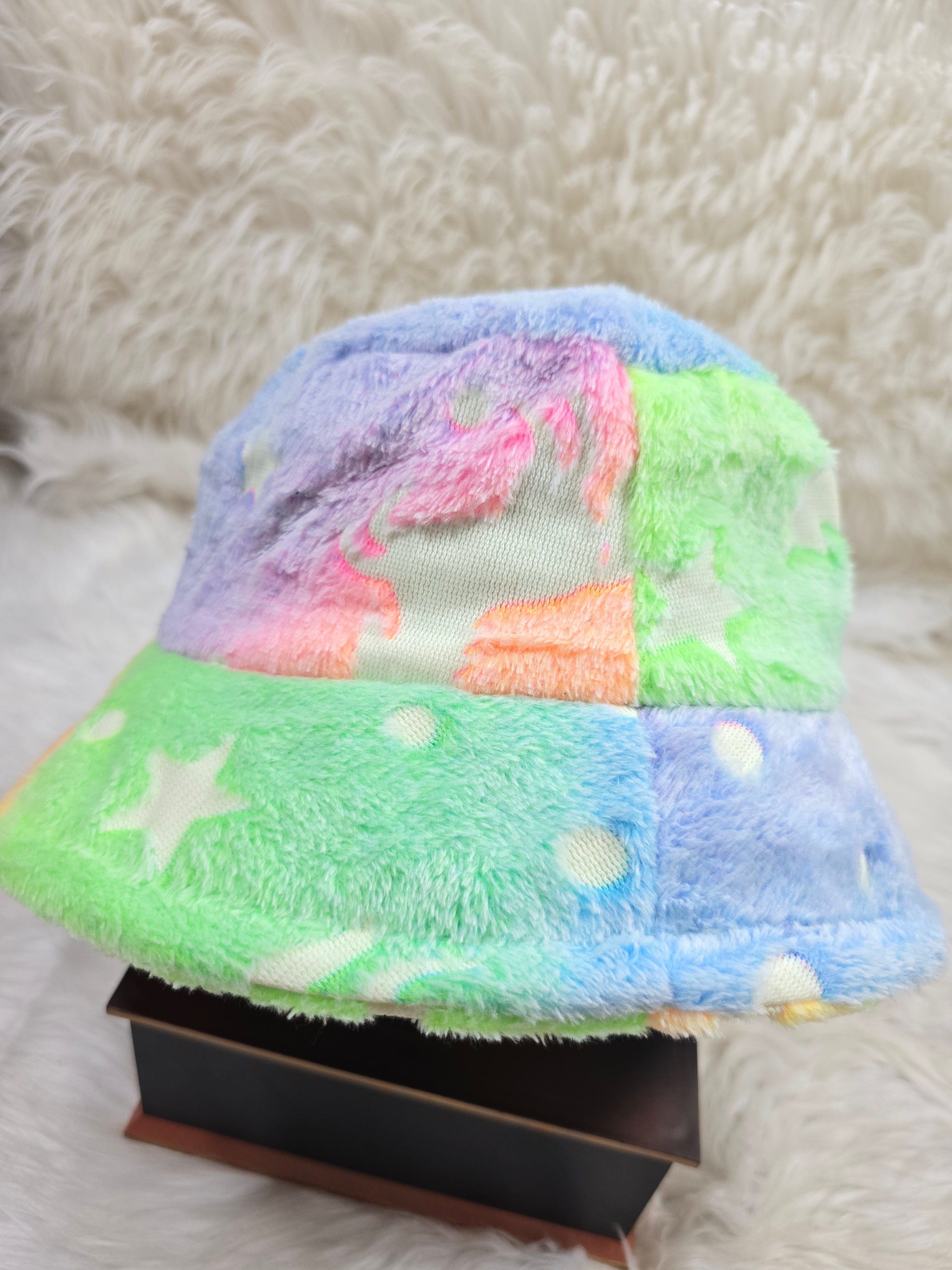 The Glow #1 Fuzzy Bucket Hat (Glows in the dark)