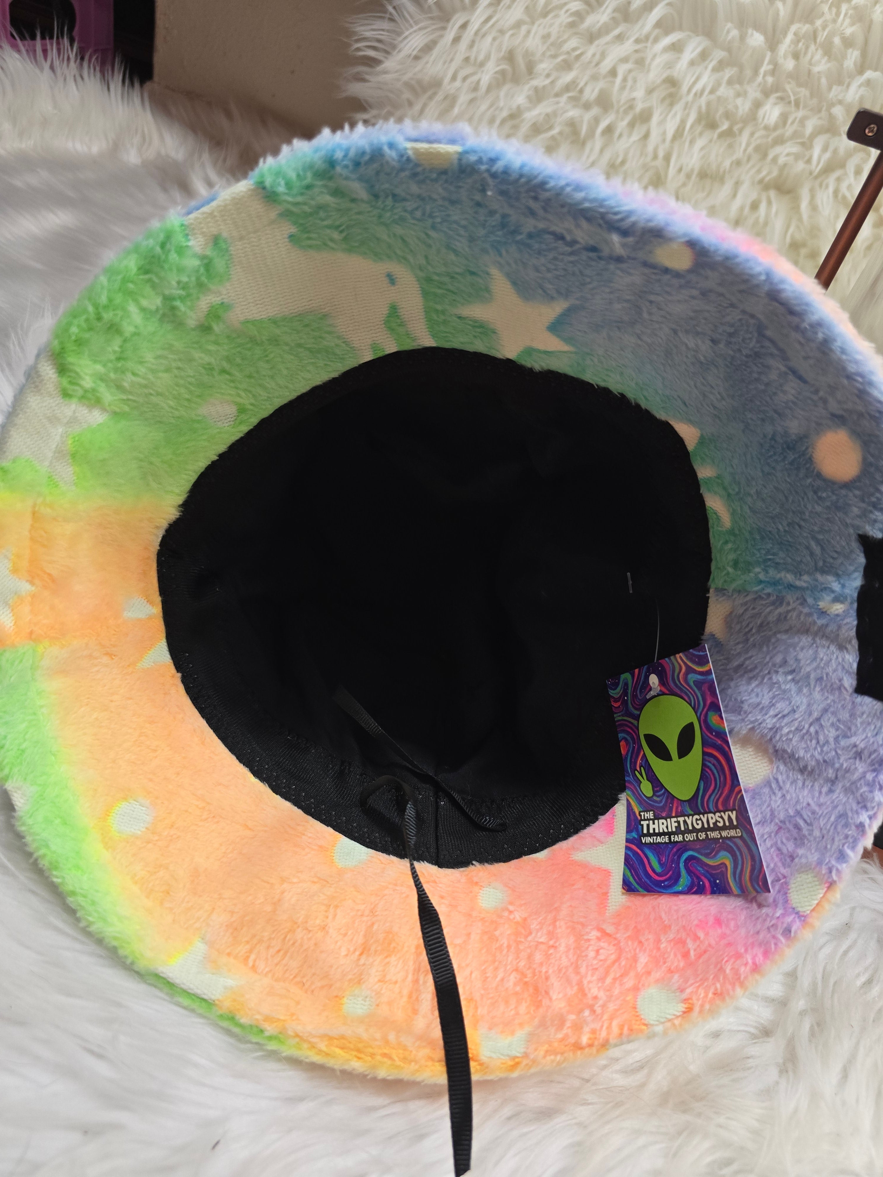 The Glow #1 Fuzzy Bucket Hat (Glows in the dark)
