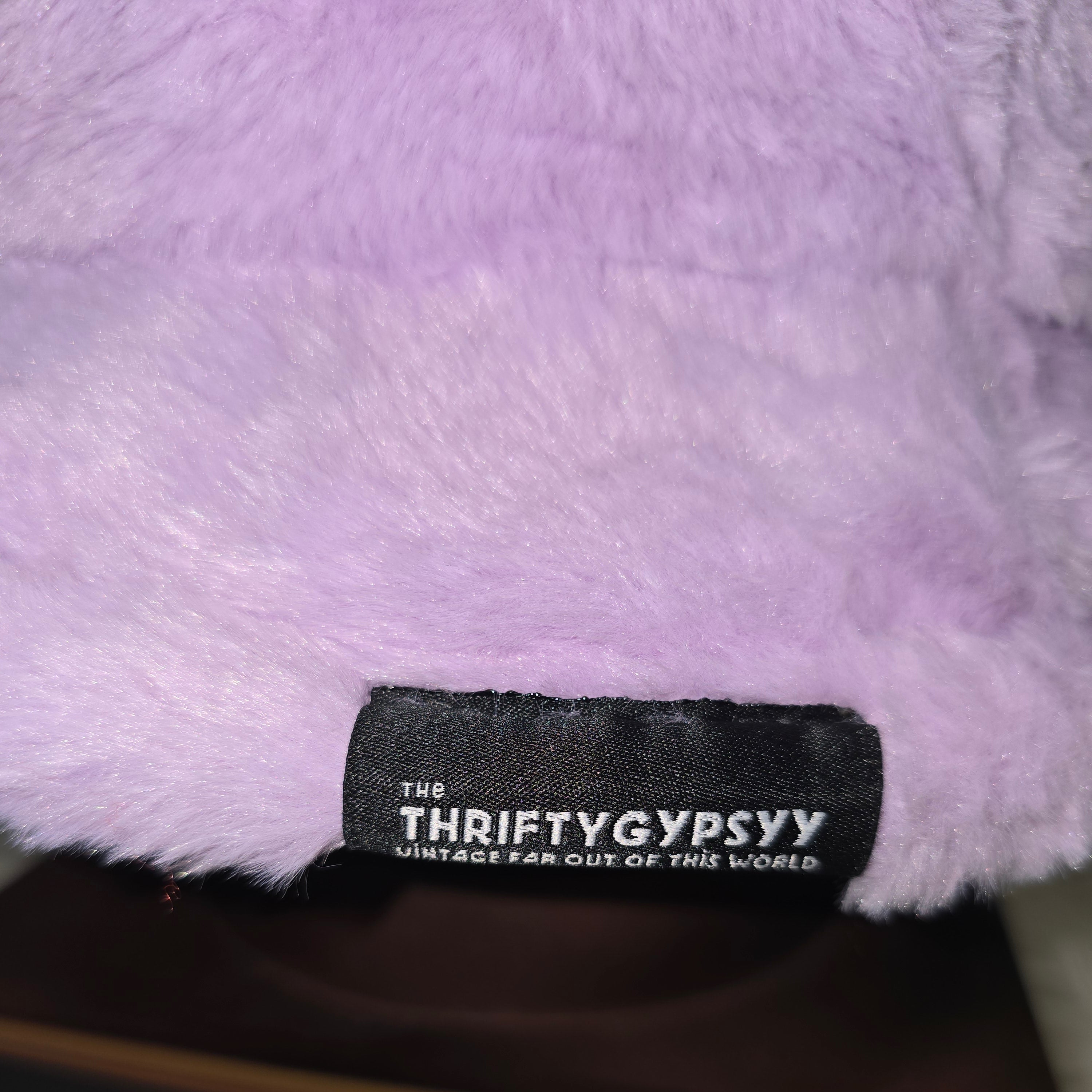The Lavender Fuzzy Bucket Hat