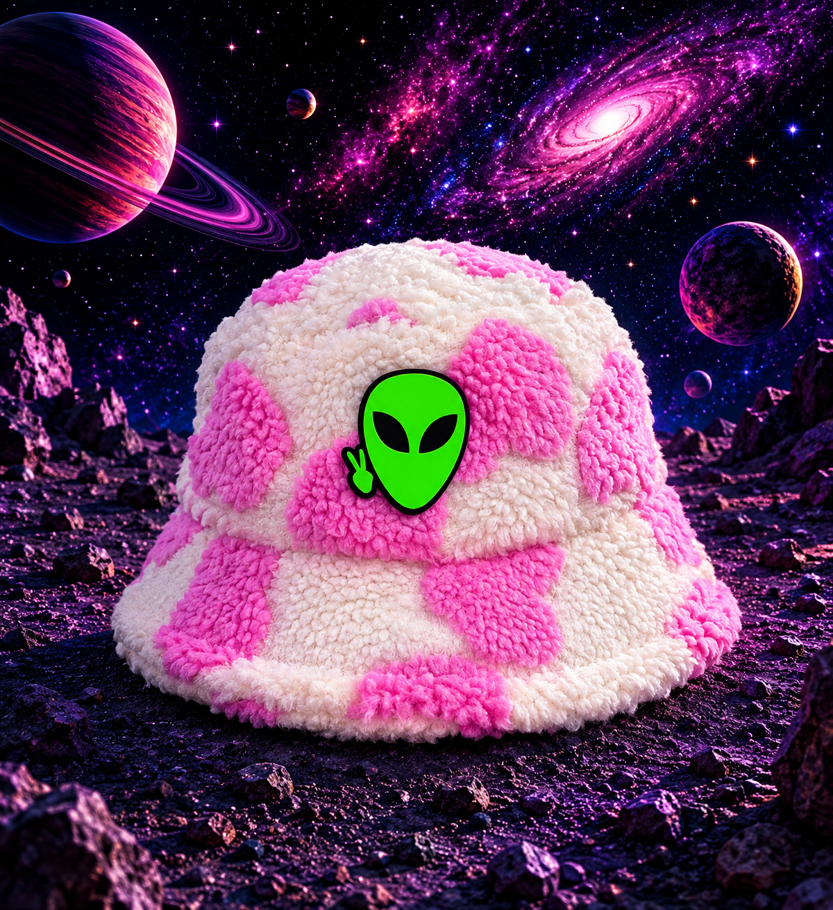 The Lovers Fuzzy Bucket Hat