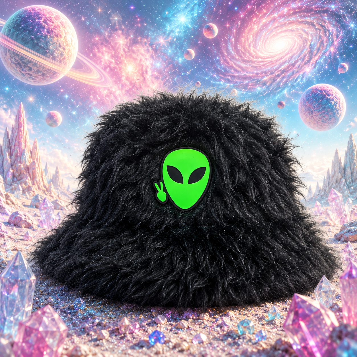 The Black Yak Fuzzy Bucket Hat
