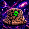The Leopard Fuzzy Bucket Hat