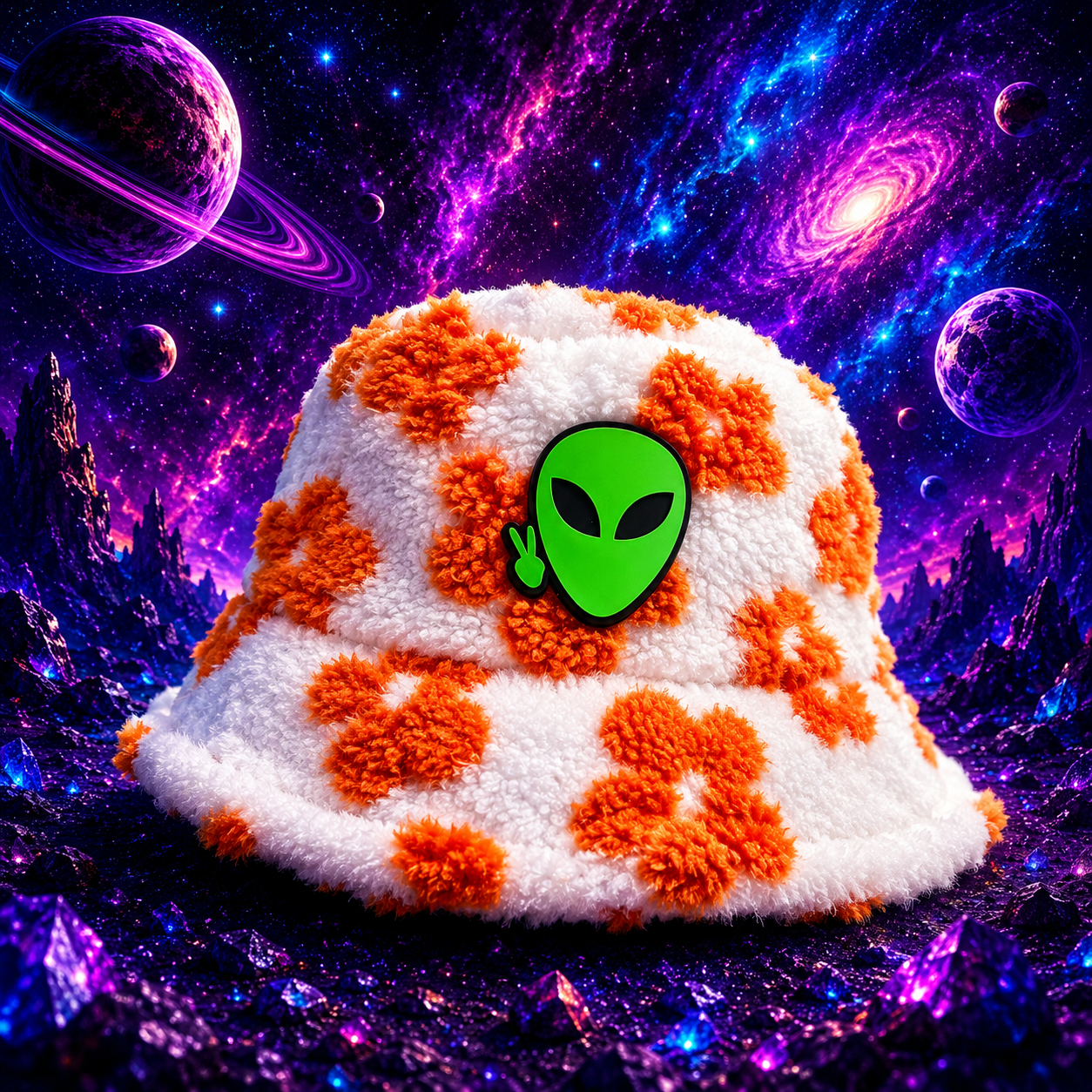 The Groovy Baby Fuzzy Bucket Hat