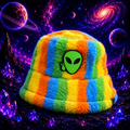 The Rainbow #2 Fuzzy Bucket Hat