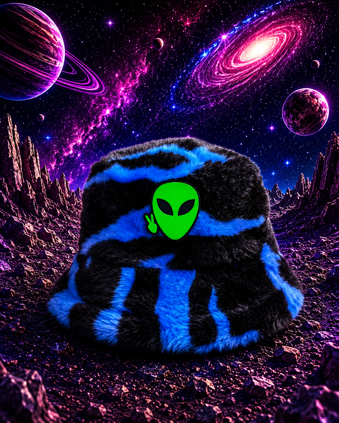 The Fierce Tiger Fuzzy Bucket Hat