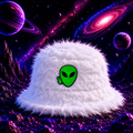 The White Yak Fuzzy Bucket Hat