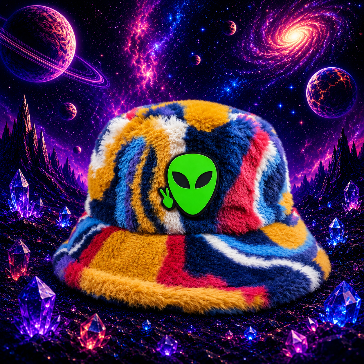 The WAVEY Fuzzy Bucket Hat