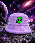The Lavender Fuzzy Bucket Hat