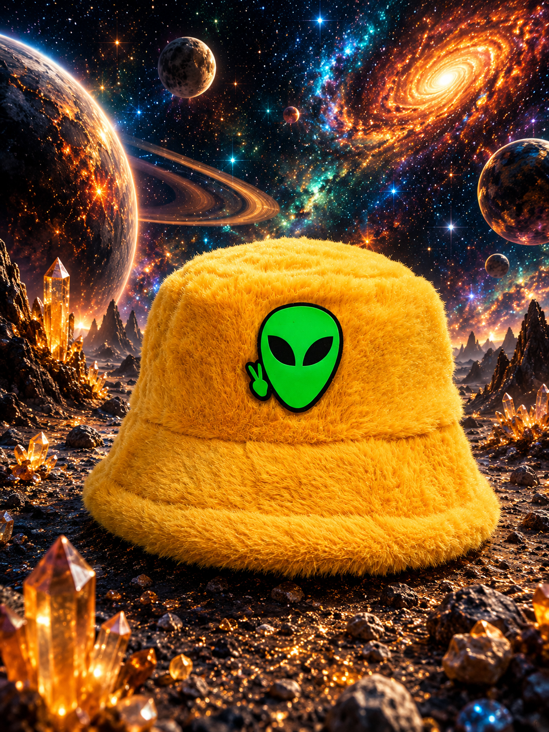 The Garlic Butter Fuzzy Bucket Hat