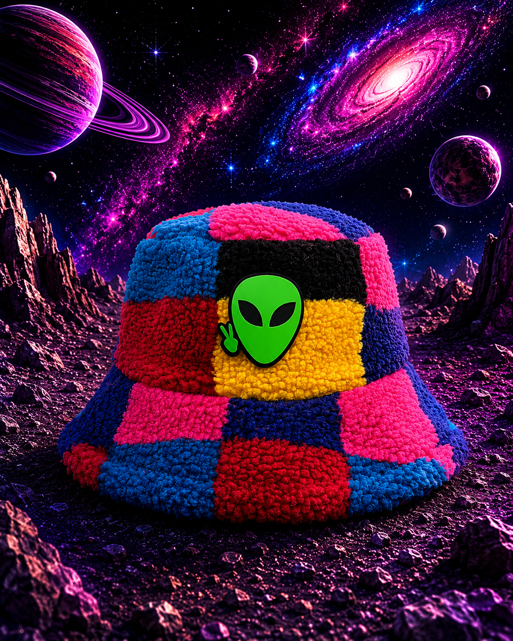 The Wacky Tacky Fuzzy Bucket Hat